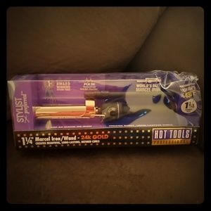 NWT Hot Tools Professional 24K Gold Wand 1 1/4"